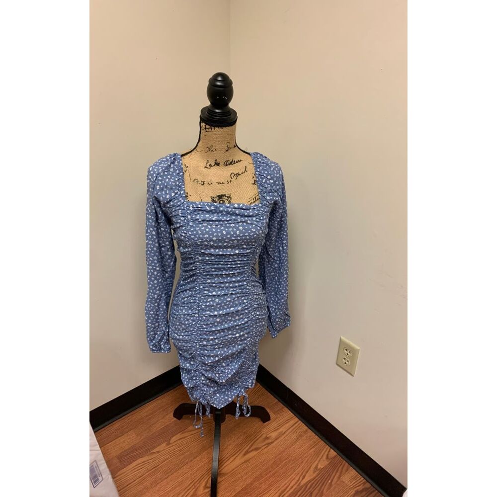NWT Wild Fable Blue Floral Dress